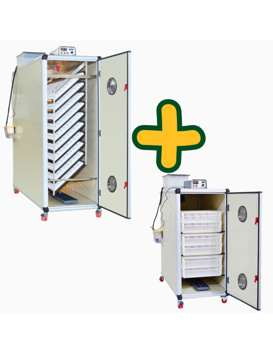 Kit incubateur automatique Professionnel T2400S + Eclosoir professionnel T960H