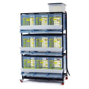 Jaula de Cría para Perdices 3 Pisos - Calidad Pro