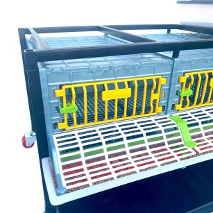 Jaula de Crecimiento 1 Nivel (H: 25 cm) - Cría