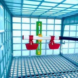 Jaula de Crecimiento 3 Niveles (H: 25 cm) - Cría Eficaz