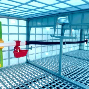 Jaula de Crecimiento Piso Adicional (h:25 cm)