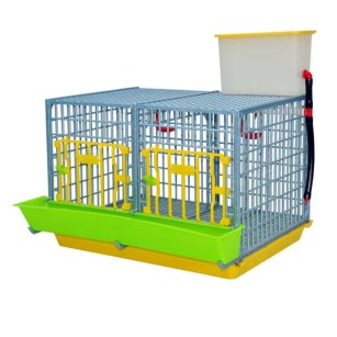 Jaula de Crecimiento 2 Secciones (H:40 cm) | Cría