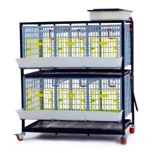 Jaula de Crecimiento 2 Niveles (h:40 cm) | Cría