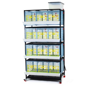 Jaula de Crecimiento 4 Niveles (H:40 cm) - Cría