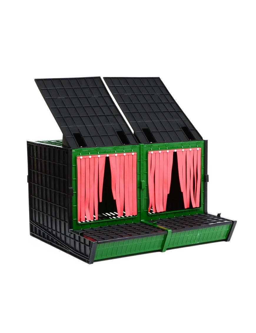 Ponedero Recogida Frontal 2 Compartimentos