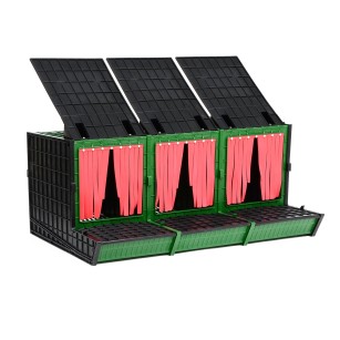 Ponedero Recogida Frontal 3 Compartimentos