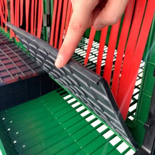 Ponedero Recogida Frontal 3 Compartimentos