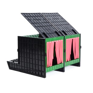 Ponedero Recogida Trasera 2 Compartimentos