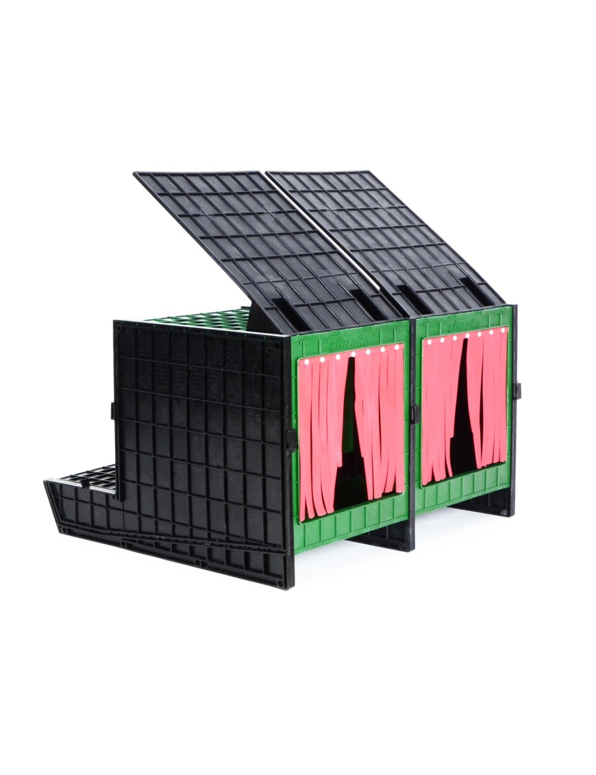 Ponedero Recogida Trasera 2 Compartimentos