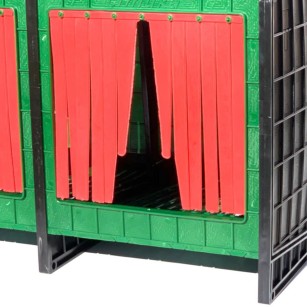 Ponedero Recogida Trasera 2 Compartimentos