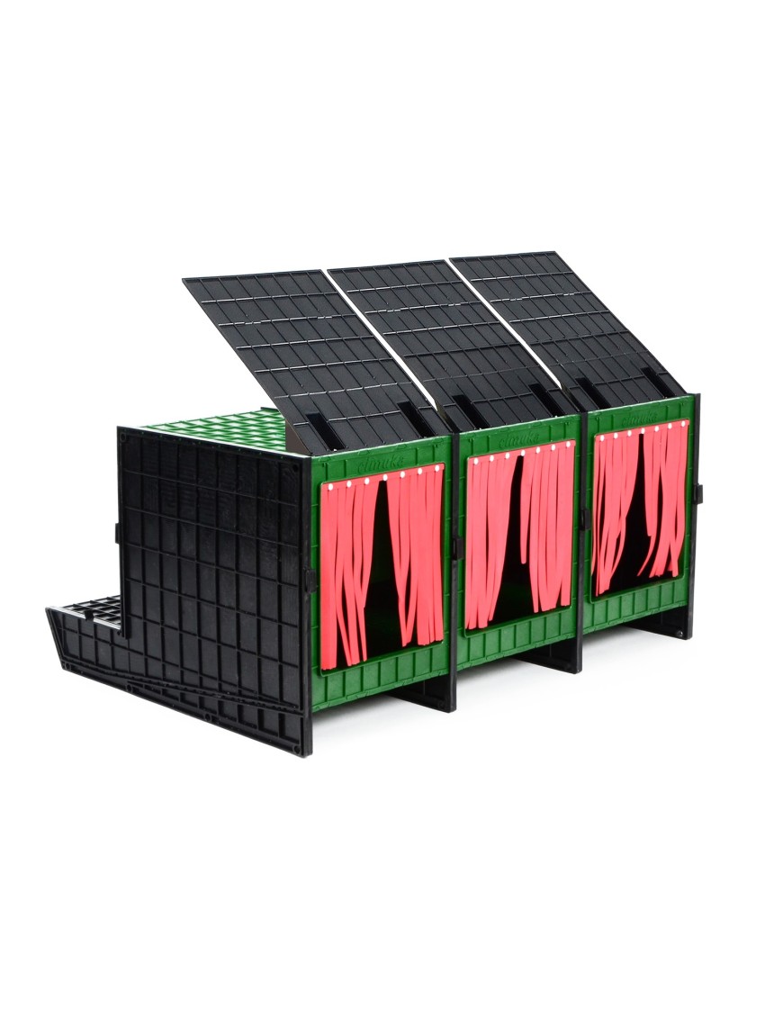 Ponedero Recogida Trasera 3 Compartimentos