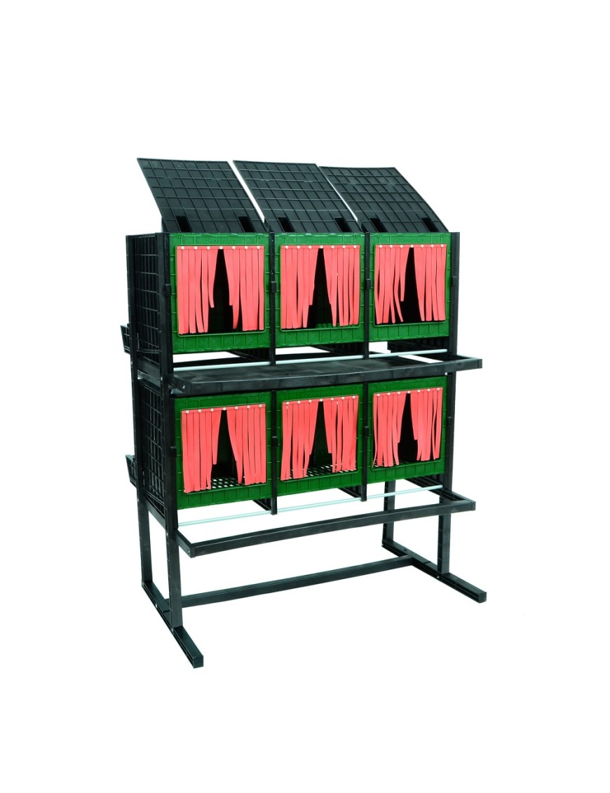 Ponedero Recogida Trasera 6 Compartimentos