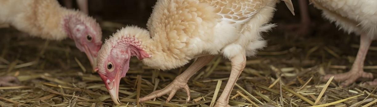 Dindonneaux sous lampe chauffante diagnostic